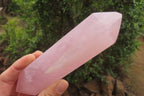 Polished Double Terminated Rose Quartz Points x 3 From Madagascar - Toprock Gemstones and Minerals 