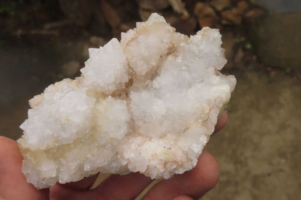 Natural Drusy Quartz Coated Calcite Pseudomorph Specimens x 6 From Alberts Mountain, Lesotho - Toprock Gemstones and Minerals 