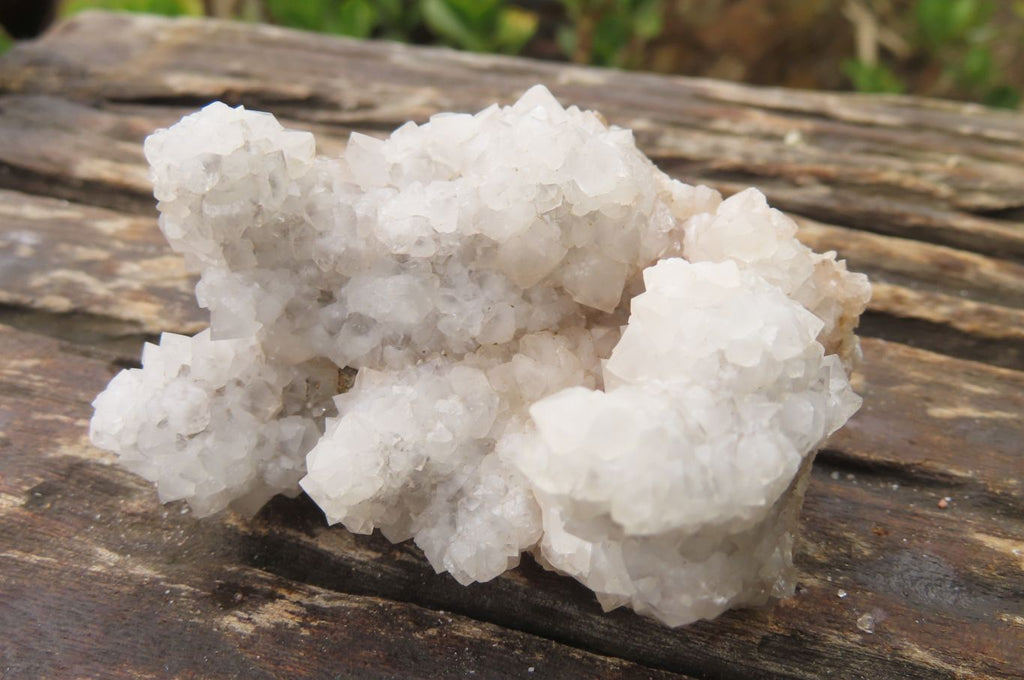 Natural Drusy Quartz Coated Calcite Pseudomorph Specimens x 6 From Alberts Mountain, Lesotho - Toprock Gemstones and Minerals 
