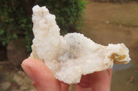 Natural Drusy Quartz Coated Calcite Pseudomorph Specimens x 6 From Alberts Mountain, Lesotho - Toprock Gemstones and Minerals 