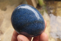 Polished Blue Lazulite Palm Stones x 12 From Madagascar - Toprock Gemstones and Minerals 