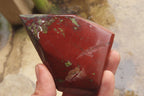Polished Dragons Blood Stone Points x 4 From Tshipise, South Africa - Toprock Gemstones and Minerals 