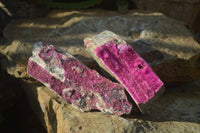 Natural Salrose Cobaltion Dolomite Specimens x 3 From Kakanda, Congo - Toprock Gemstones and Minerals 