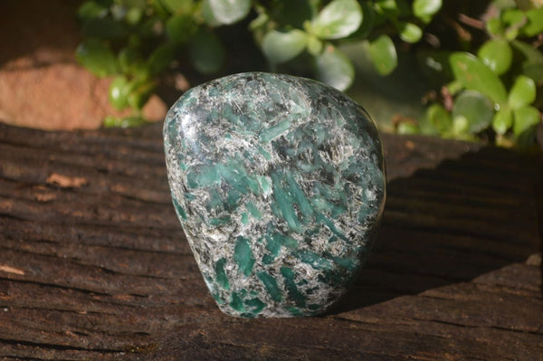 Polished Rare Emerald Mica In Matrix Free Forms x 2 From Mutoko, Zimbabwe - Toprock Gemstones and Minerals 