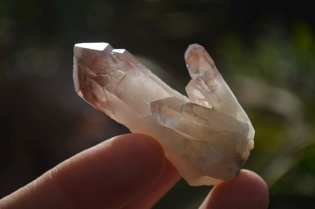 Natural Red Hematoid Quartz Single Small Clusters x 63 From Karoi, Zimbabwe - Toprock Gemstones and Minerals 