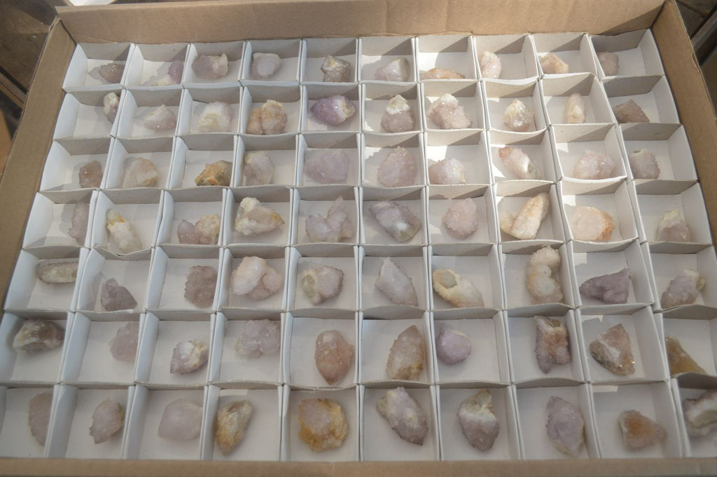 Natural White and Amethyst Spirit Quartz Single Crystals x 70 From Boekenhouthoek, South Africa - Toprock Gemstones and Minerals 