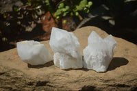 Natural Cascading Candle Quartz Clusters x 12 From Antsirabe, Madagascar - Toprock Gemstones and Minerals 