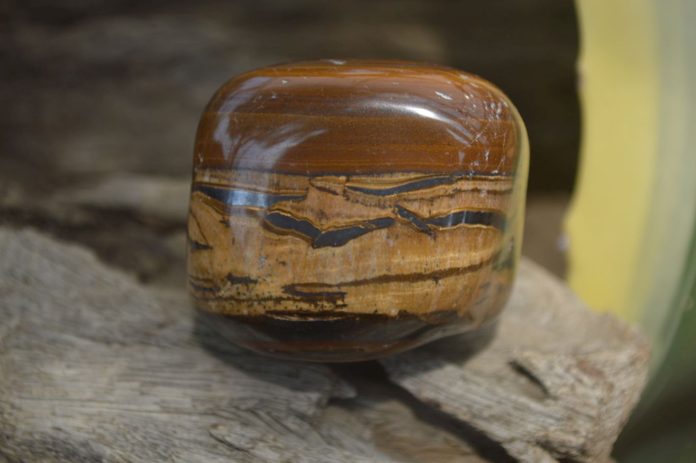 Polished Tiger's Eye Free Forms x 4 From Prieska, South Africa - Toprock Gemstones and Minerals 