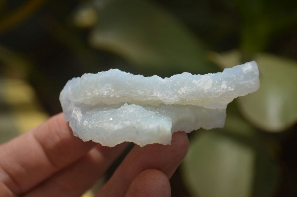 Natural Etched Blue Chalcedony Specimens x 24 From Nsanje, Malawi - Toprock Gemstones and Minerals 