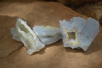 Natural Etched Blue Chalcedony Specimens x 24 From Nsanje, Malawi - Toprock Gemstones and Minerals 