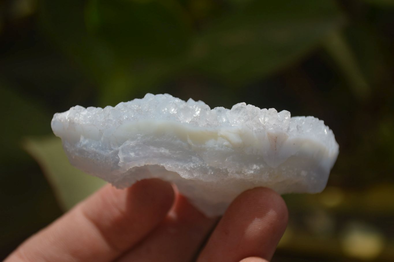 Natural Etched Blue Chalcedony Specimens x 24 From Nsanje, Malawi - Toprock Gemstones and Minerals 