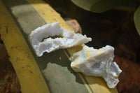 Natural Etched Blue Chalcedony Specimens x 24 From Nsanje, Malawi - Toprock Gemstones and Minerals 
