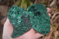 Natural Silky Malachite Specimens x 4 From Kasompe, Congo - Toprock Gemstones and Minerals 