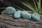 Polished Amazonite Free Forms x 35 From Zimbabwe - Toprock Gemstones and Minerals 