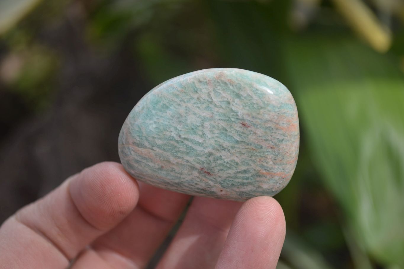 Polished Amazonite Free Forms x 35 From Zimbabwe - Toprock Gemstones and Minerals 