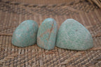 Polished Amazonite Free Forms x 35 From Zimbabwe - Toprock Gemstones and Minerals 