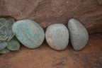 Polished Amazonite Free Forms x 35 From Zimbabwe - Toprock Gemstones and Minerals 