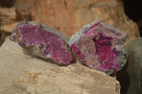 Natural Salrose Cobaltion Dolomite Specimens x 12 From Kakanda, Congo - Toprock Gemstones and Minerals 