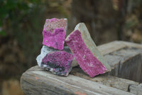 Natural Salrose Cobaltion Dolomite Specimens x 12 From Kakanda, Congo - Toprock Gemstones and Minerals 