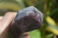 Polished Lepidolite with Pink Rubellite Points x 2 From Ambatondrazaka, Madagascar - Toprock Gemstones and Minerals 
