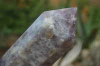 Polished Lepidolite with Pink Rubellite Points x 2 From Ambatondrazaka, Madagascar - Toprock Gemstones and Minerals 