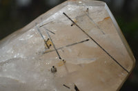 Polished Tourmalinated Quartz Display Piece x 1 From Madagascar - Toprock Gemstones and Minerals 