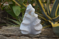 Polished Banded Agate Flame Sculpture x 1 From Madagascar - Toprock Gemstones and Minerals 