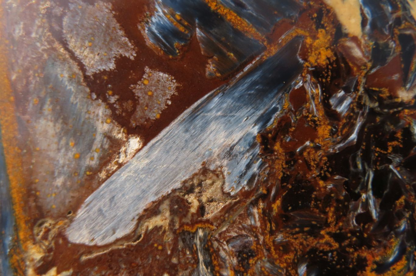 Polished Extra Rare Pietersite Display Piece x 1 From Outjo, Namibia - Toprock Gemstones and Minerals 