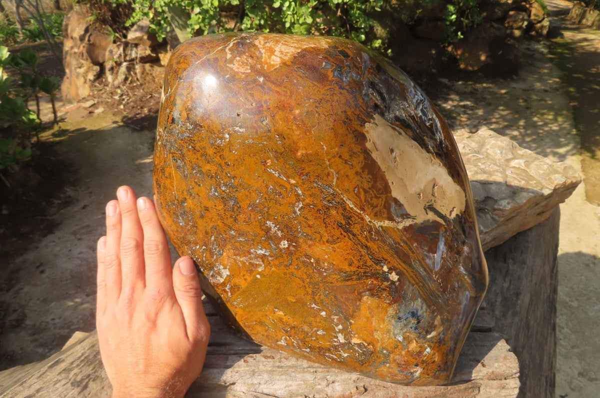 Polished Extra Rare Pietersite Display Piece x 1 From Outjo, Namibia - Toprock Gemstones and Minerals 