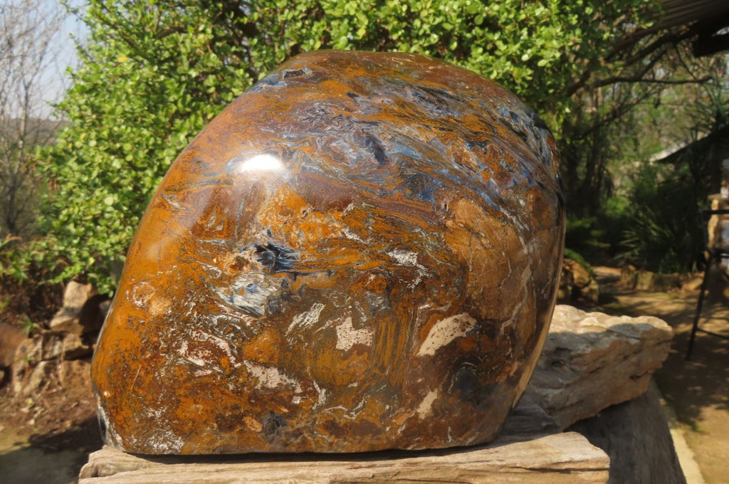 Polished Extra Rare Pietersite Display Piece x 1 From Outjo, Namibia - Toprock Gemstones and Minerals 