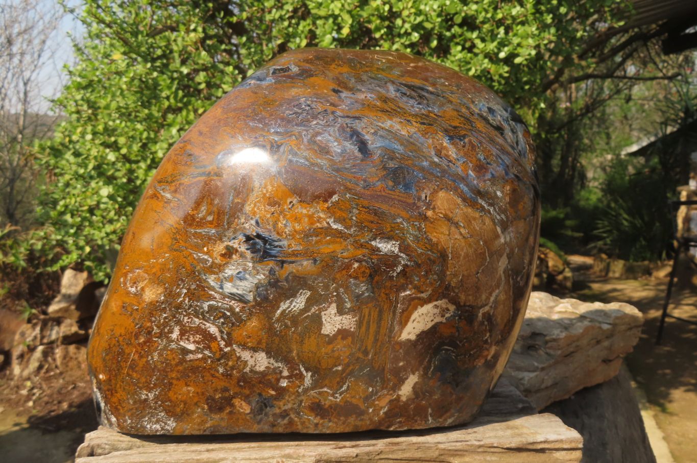 Polished Extra Rare Pietersite Display Piece x 1 From Outjo, Namibia - Toprock Gemstones and Minerals 