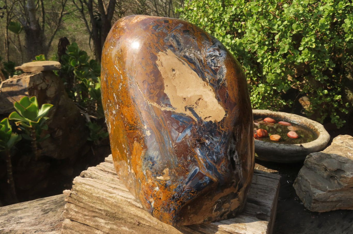 Polished Extra Rare Pietersite Display Piece x 1 From Outjo, Namibia - Toprock Gemstones and Minerals 