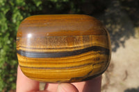 Polished Tiger's Eye Free Forms x 3 From Prieska, South Africa
