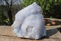 Natural Blue Lace Agate Geode Specimens x 3 From Nsanje, Malawi - Toprock Gemstones and Minerals 