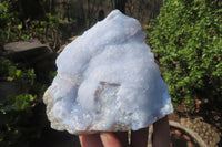Natural Blue Lace Agate Geode Specimens x 3 From Nsanje, Malawi - Toprock Gemstones and Minerals 