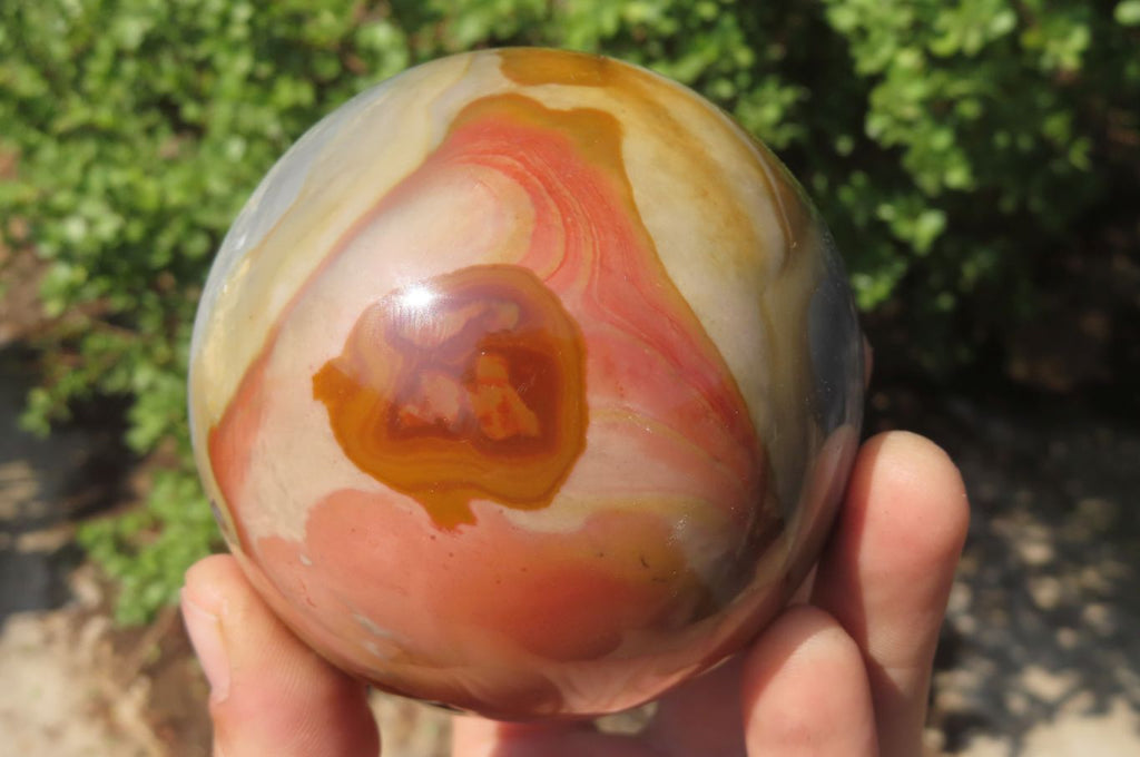Polished Polychrome Jasper Spheres x 2 From Madagascar - Toprock Gemstones and Minerals 