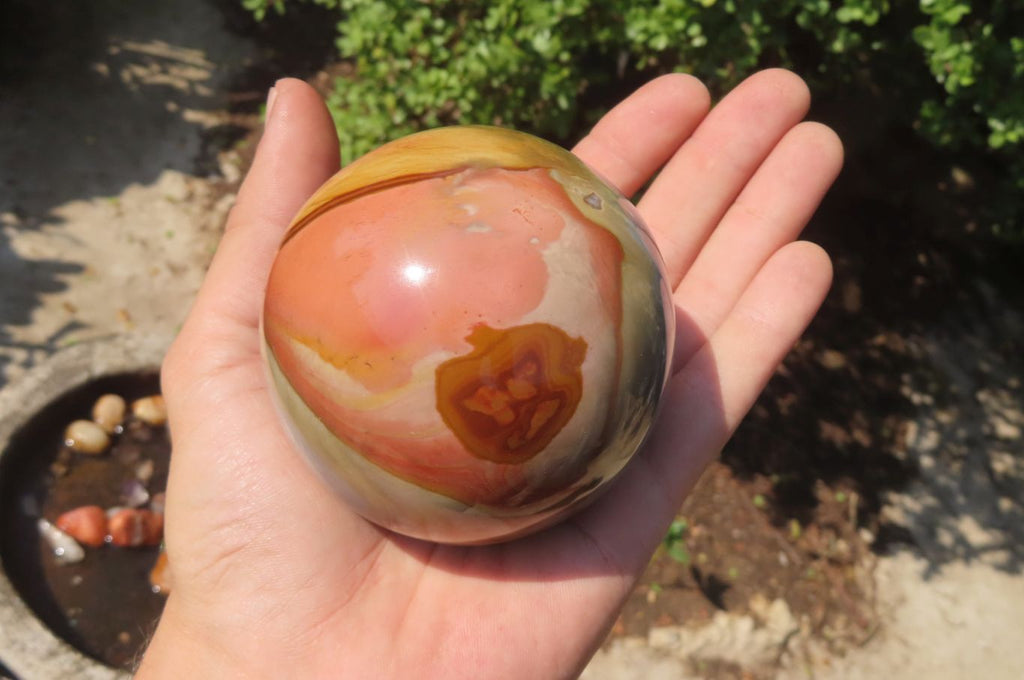 Polished Polychrome Jasper Spheres x 2 From Madagascar - Toprock Gemstones and Minerals 