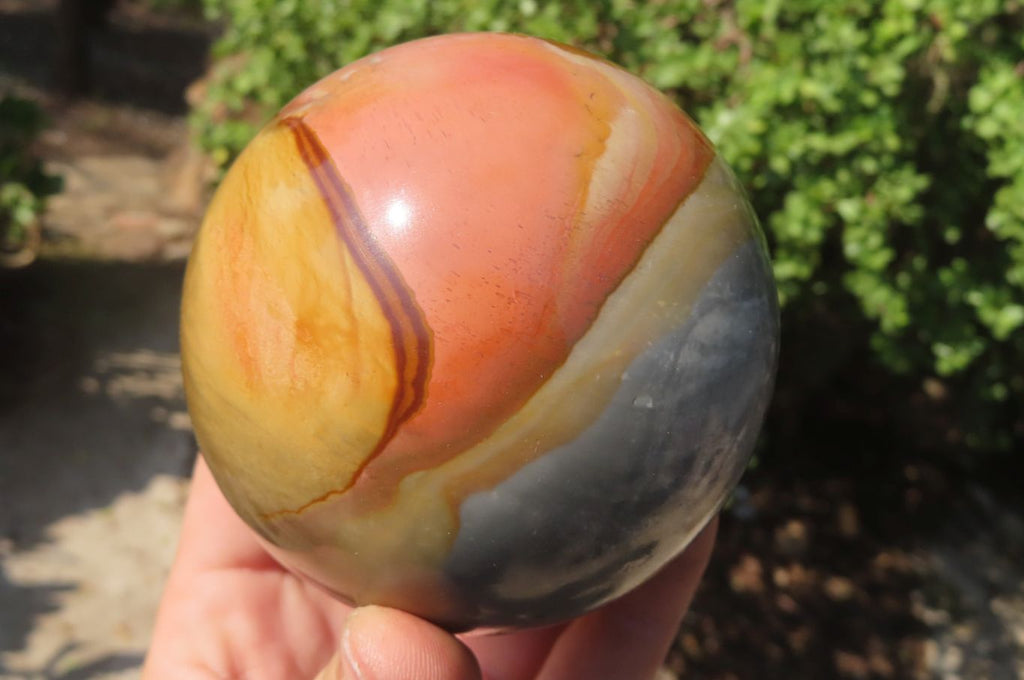 Polished Polychrome Jasper Spheres x 2 From Madagascar - Toprock Gemstones and Minerals 