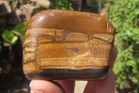 Polished Tiger's Eye Free Forms x 4 From Prieska, South Africa
