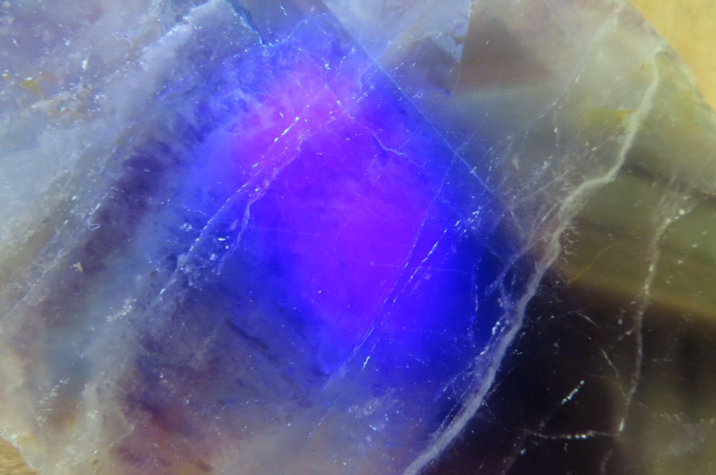 Polished Watermelon Fluorite Slices x 6 From Uis, Namibia - Toprock Gemstones and Minerals 