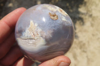 Polished Banded Agate Spheres x 6 From Madagascar - Toprock Gemstones and Minerals 