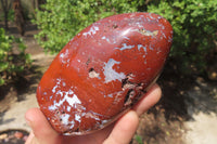 Polished Red Jasper Standing Free Forms x 6 From Madagascar - Toprock Gemstones and Minerals 