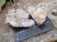 Natural Limonite Quartz Clusters x 29 From Solwezi, Zambia