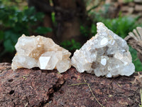 Natural Limonite Quartz Clusters x 29 From Solwezi, Zambia