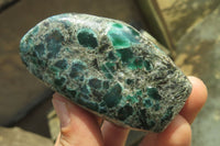 Polished Rare Emerald Mica In Matrix Standing Free Forms x 4 From Mutoko, Zimbabwe - Toprock Gemstones and Minerals 