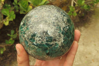 Polished Emeralds Mica Sphere x 1 From Zimbabwe - Toprock Gemstones and Minerals 