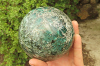 Polished Emeralds Mica Sphere x 1 From Zimbabwe - Toprock Gemstones and Minerals 