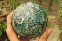 Polished Emeralds Mica Sphere x 1 From Zimbabwe - Toprock Gemstones and Minerals 