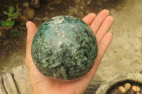 Polished Emeralds Mica Sphere x 1 From Zimbabwe - Toprock Gemstones and Minerals 
