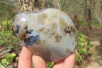 Polished Dendritic Agate Standing Free Forms x 4 From Madagascar - Toprock Gemstones and Minerals 